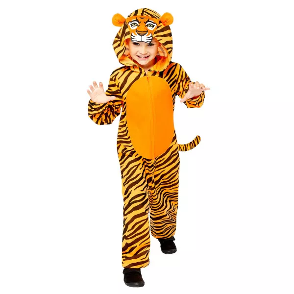 Tiger Kostym Barn 8–10 år – Orange Jumpsuit