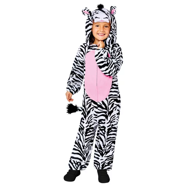 Zebrakostym Barn 8–10 år – Zebra Jumpsuit