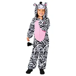 Zebra-Anzug für Kinder von 8-10 Jahren - Zebra-Overall