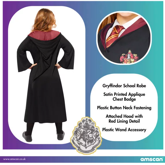 Harry Potter Hermione Kostym Barn 12–14 år
