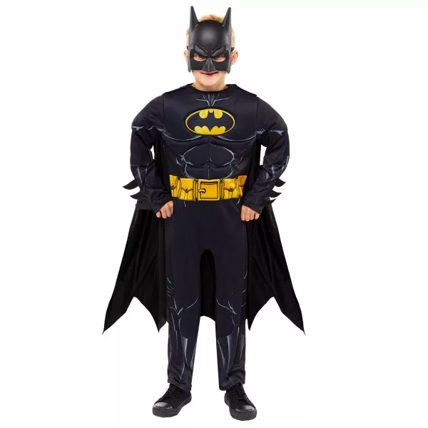 Batman Comic Boys Kostym Barn 3–4 år – Mask & Cape