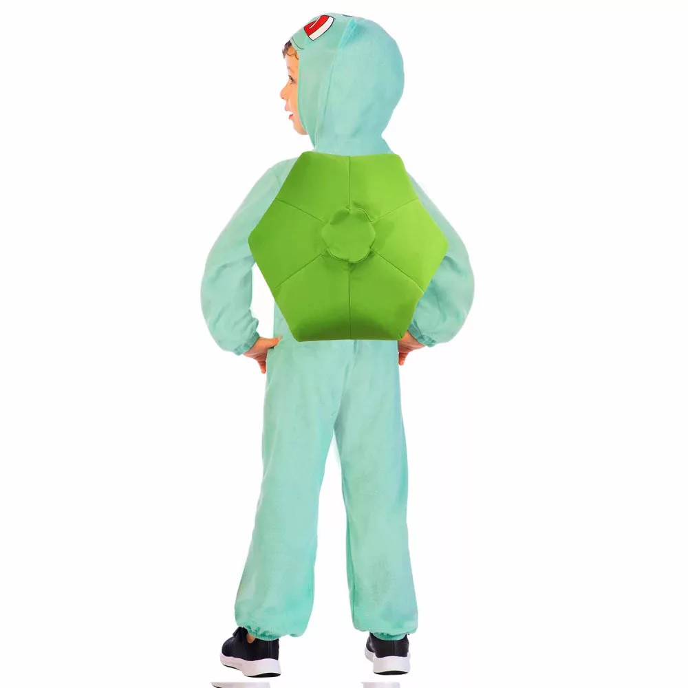 Pokémon Bulbasaur Kostume Børn 6-8 år – Heldragt med Hætte
