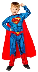 Superman-Kostüm für Kinder von 8–10 Jahren – Overall & Umhang