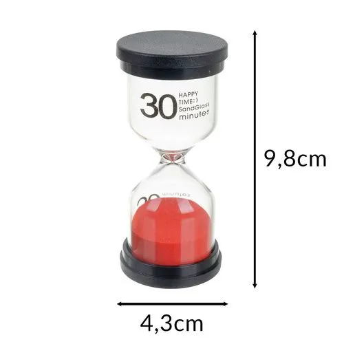Timglas Set 6 delar – 1, 3, 5, 10, 15 & 30 min