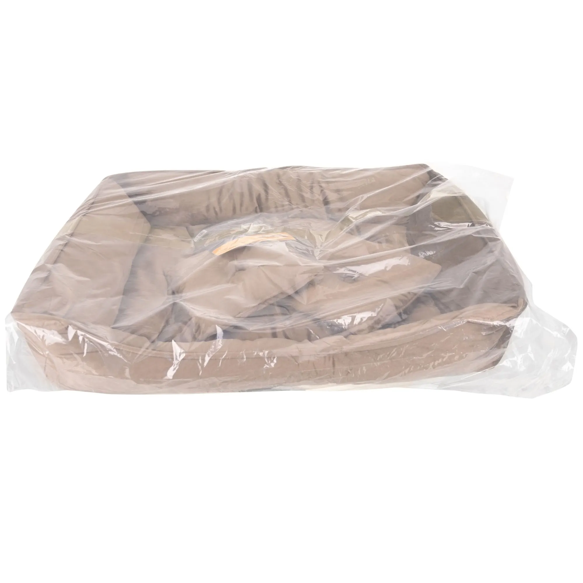 Hunde- og katteseng 70x50 cm – Beige med 2 puder