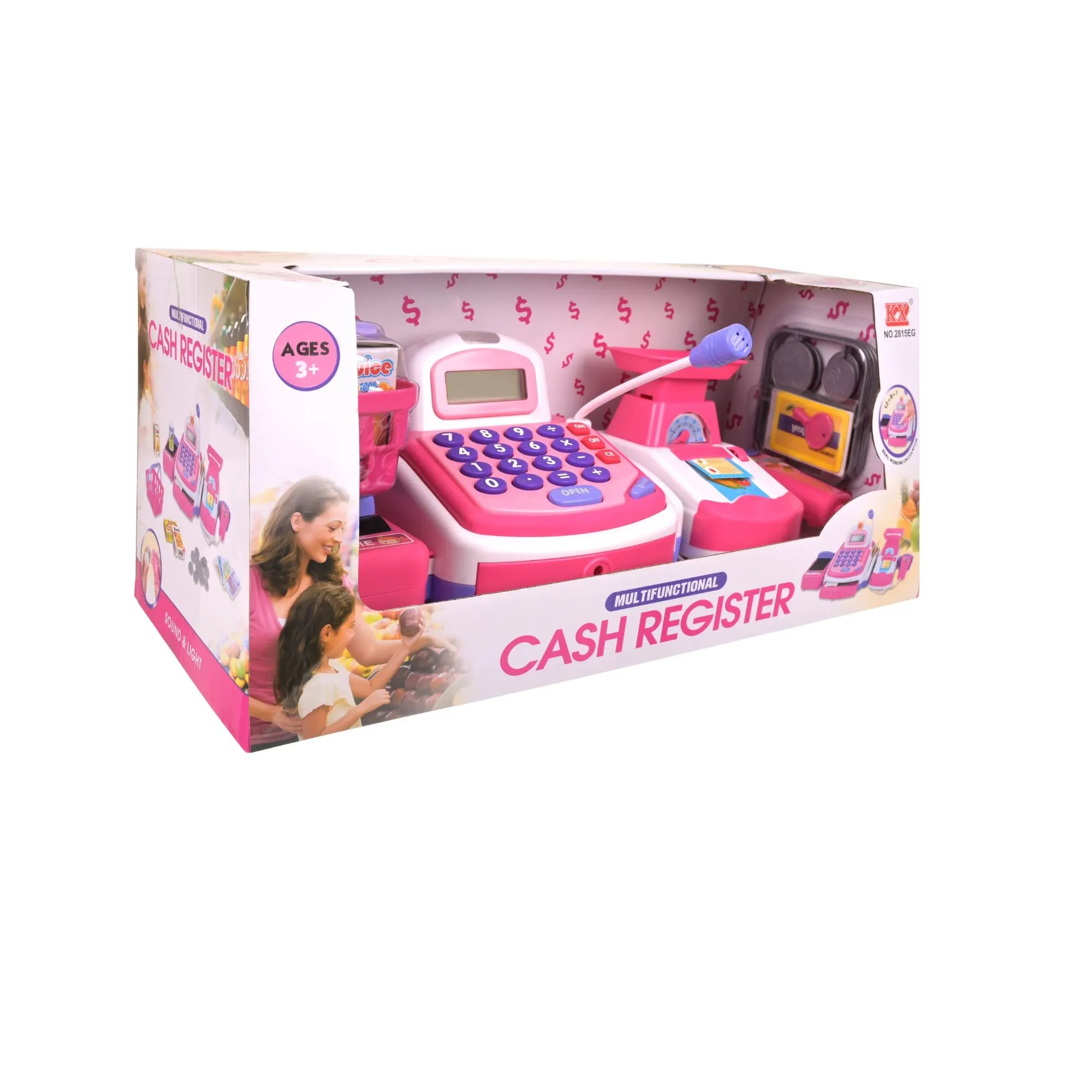 Children's Toy Cash Register with Scanner, Scale & Payment Terminal