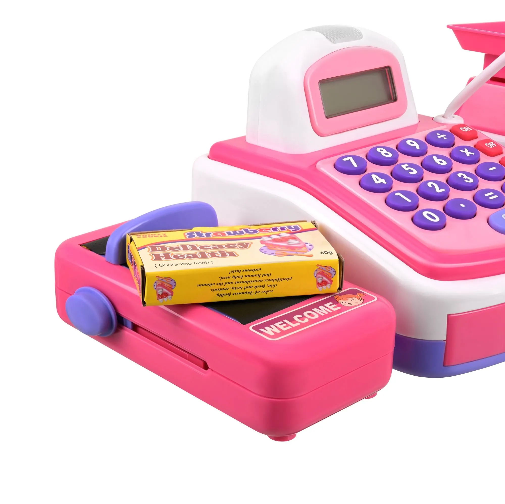 Children's Toy Cash Register with Scanner, Scale & Payment Terminal