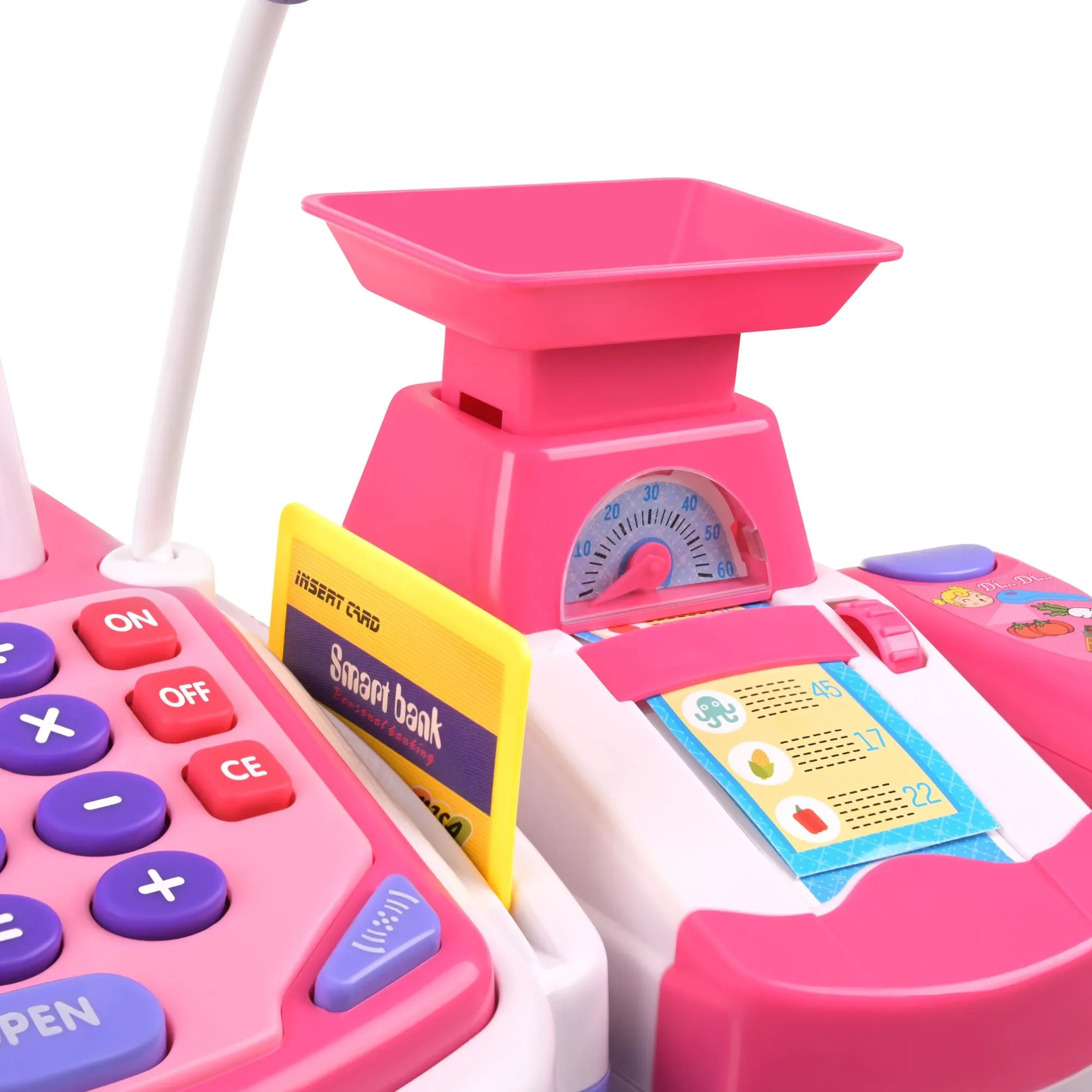 Children's Toy Cash Register with Scanner, Scale & Payment Terminal