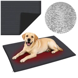 Wärmeisolierende Matte für Hunde und Katzen, 100 x 70 cm