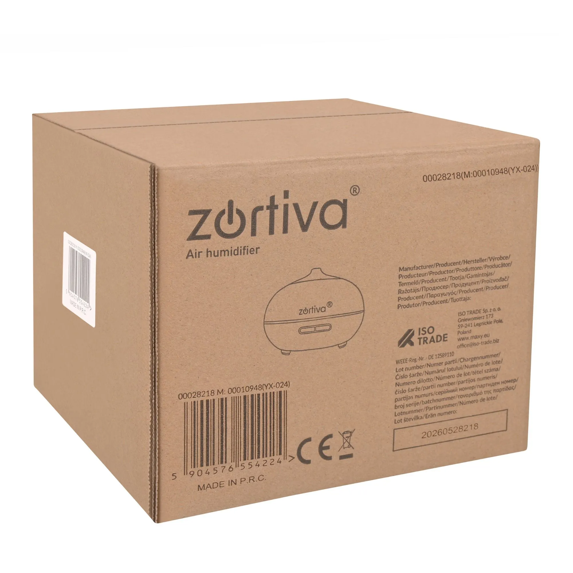 Luftfuktare med Aromaterapi, LED & Fjärrkontroll