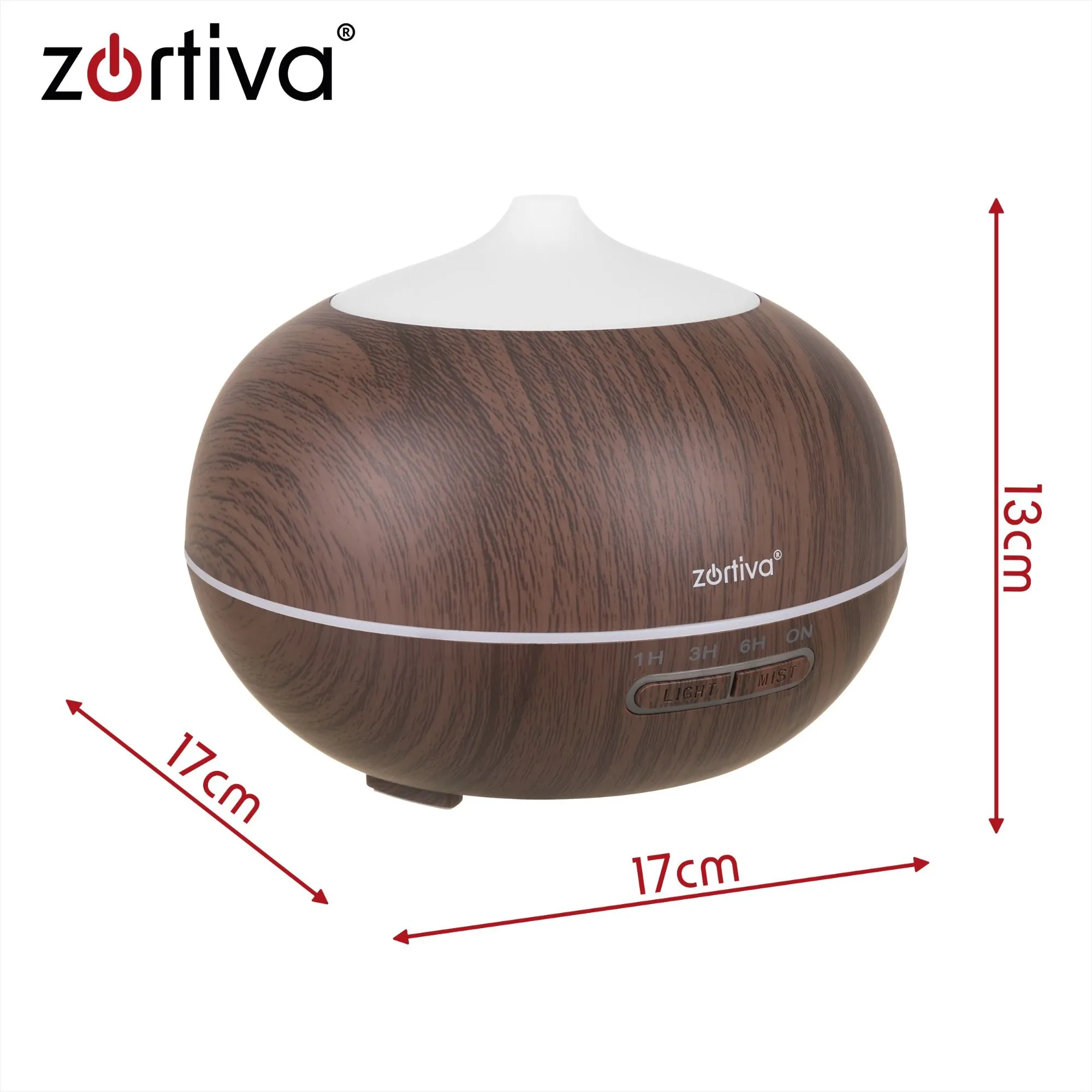 Humidifier with Aromatherapy, LED & Remote Control