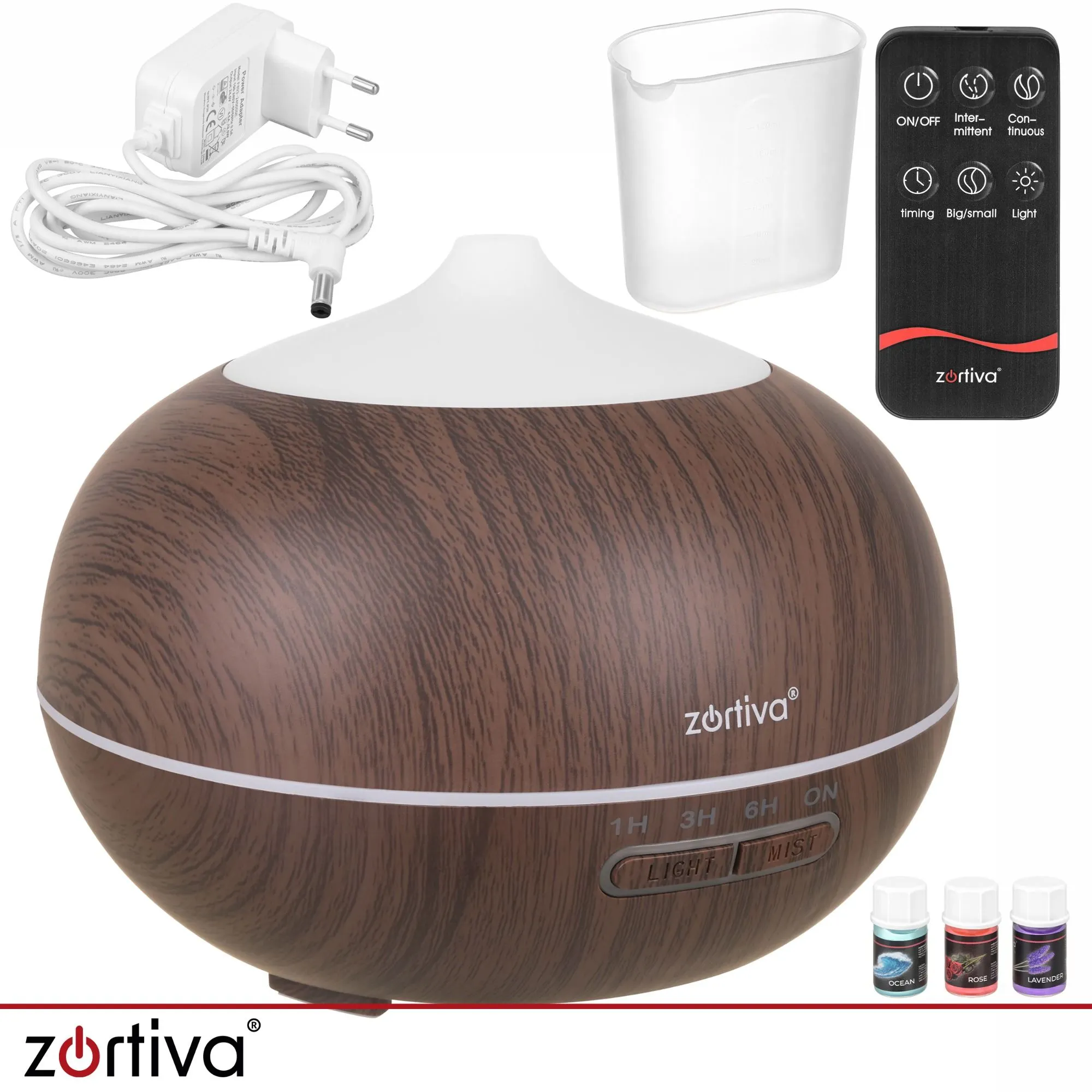 Humidifier with Aromatherapy, LED & Remote Control