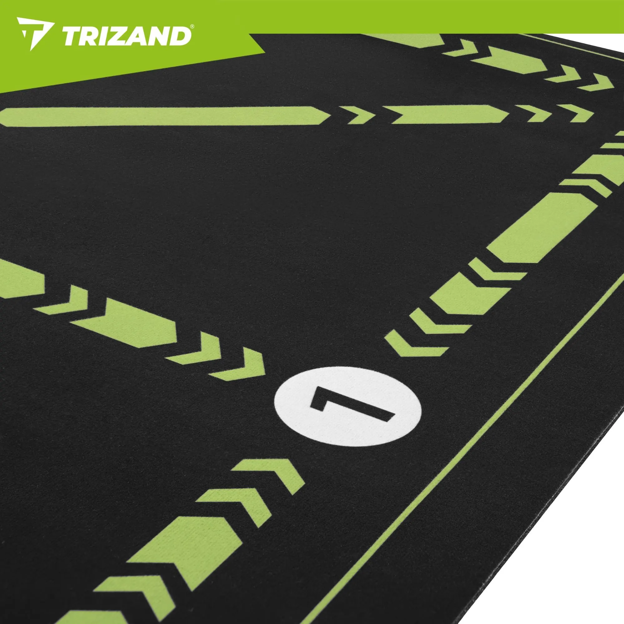 Trizand Fotbollsträningsmatta 90x60 cm – Dribbling & Teknik