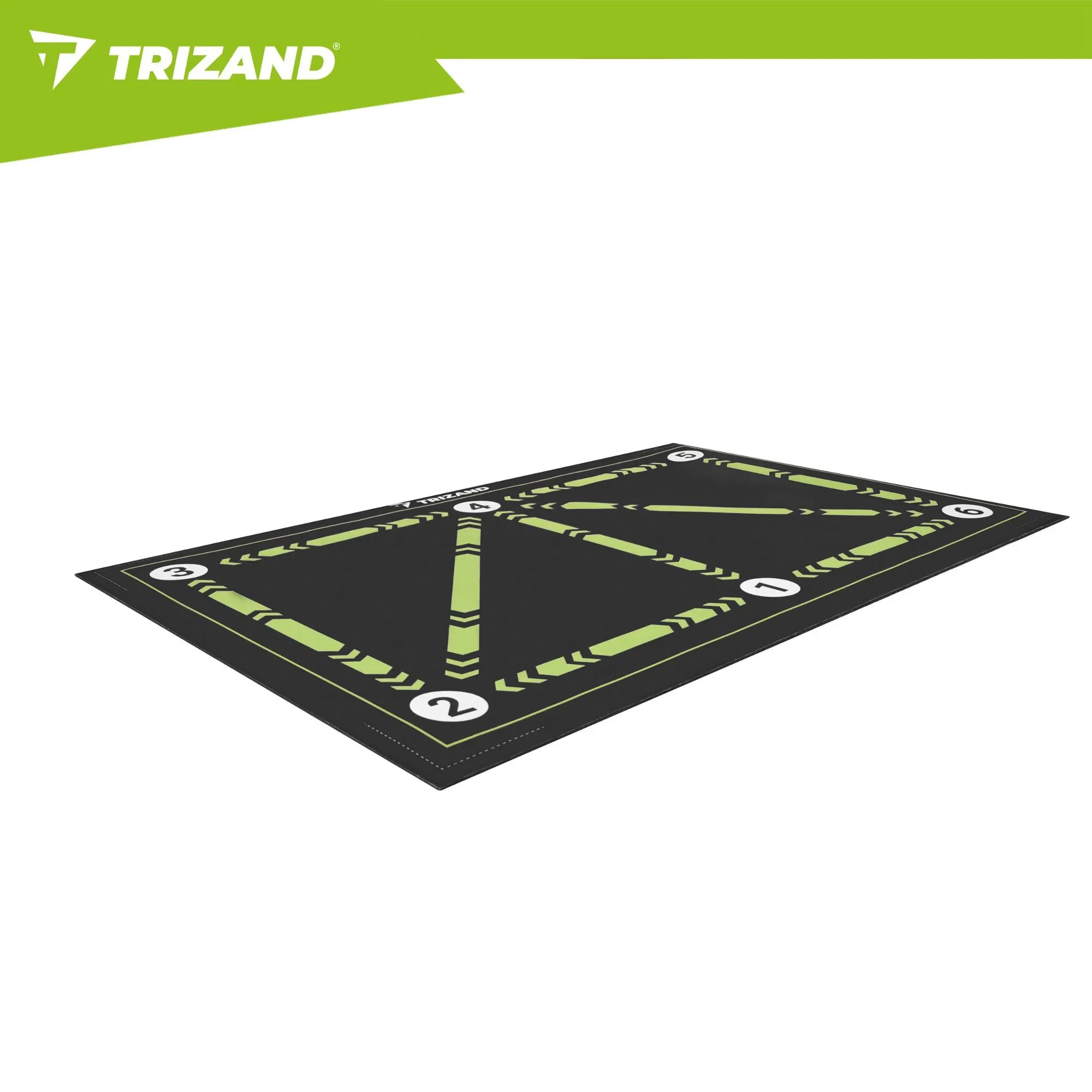Trizand Fotbollsträningsmatta 90x60 cm – Dribbling & Teknik