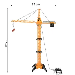 Ferngesteuerter Kran 125 cm – Spielzeugkran für Kinder