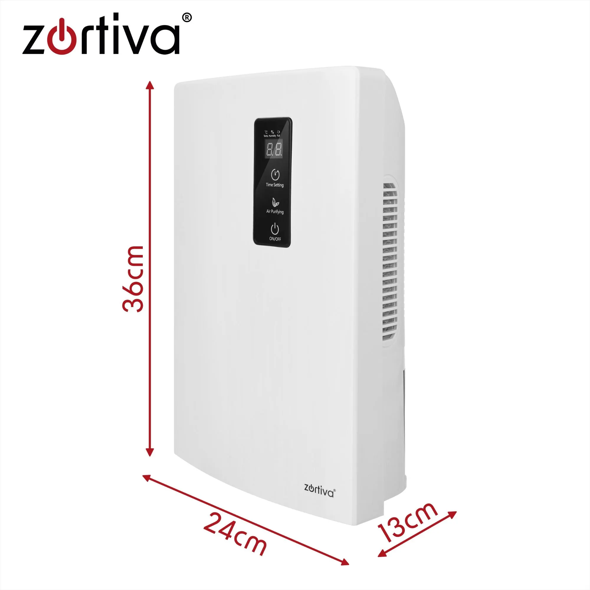Luftavfuktare 2-i-1 – UV, TiO₂ & Fjärrkontroll