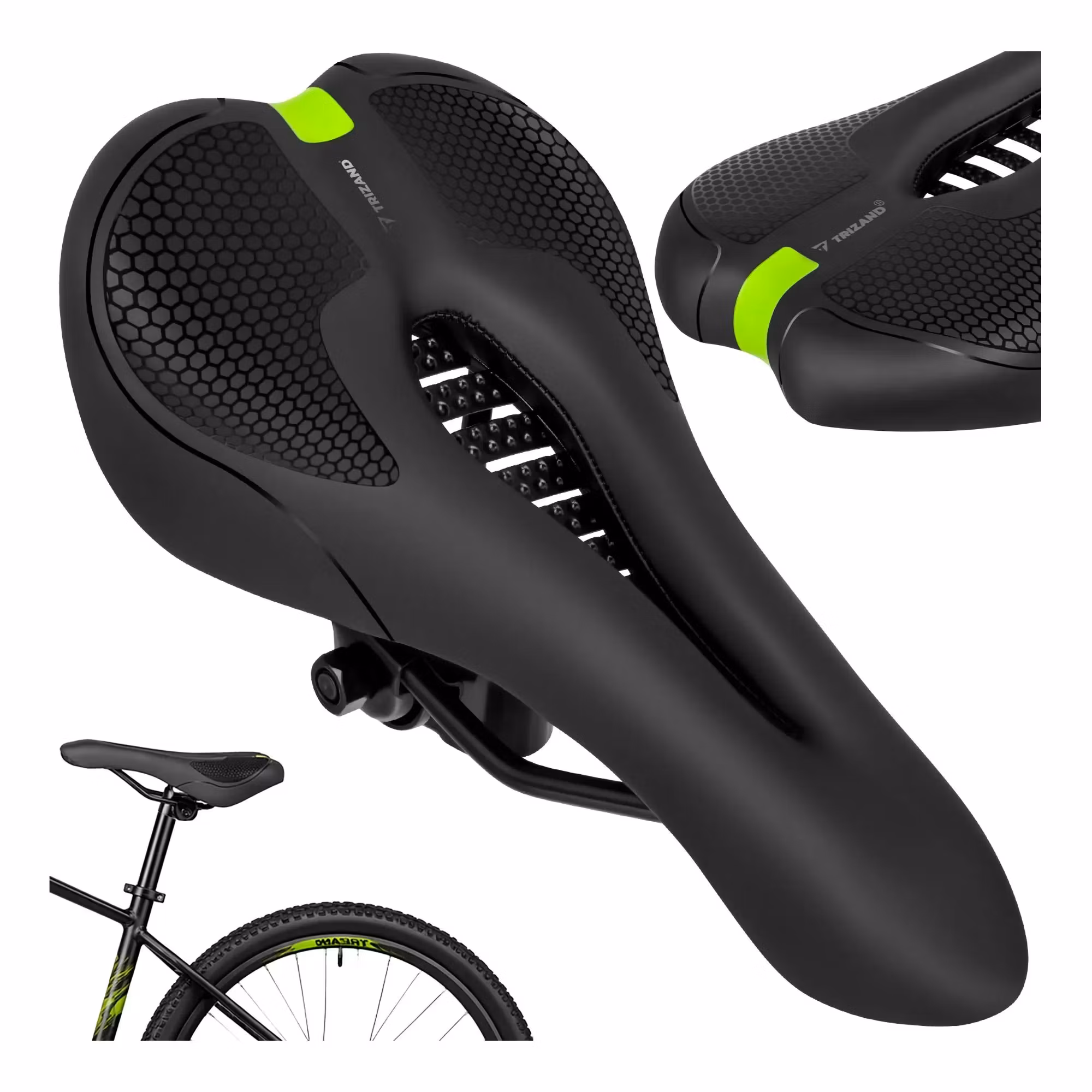 Cykelsadel 28x14 cm – Bekväm & Stötdämpad