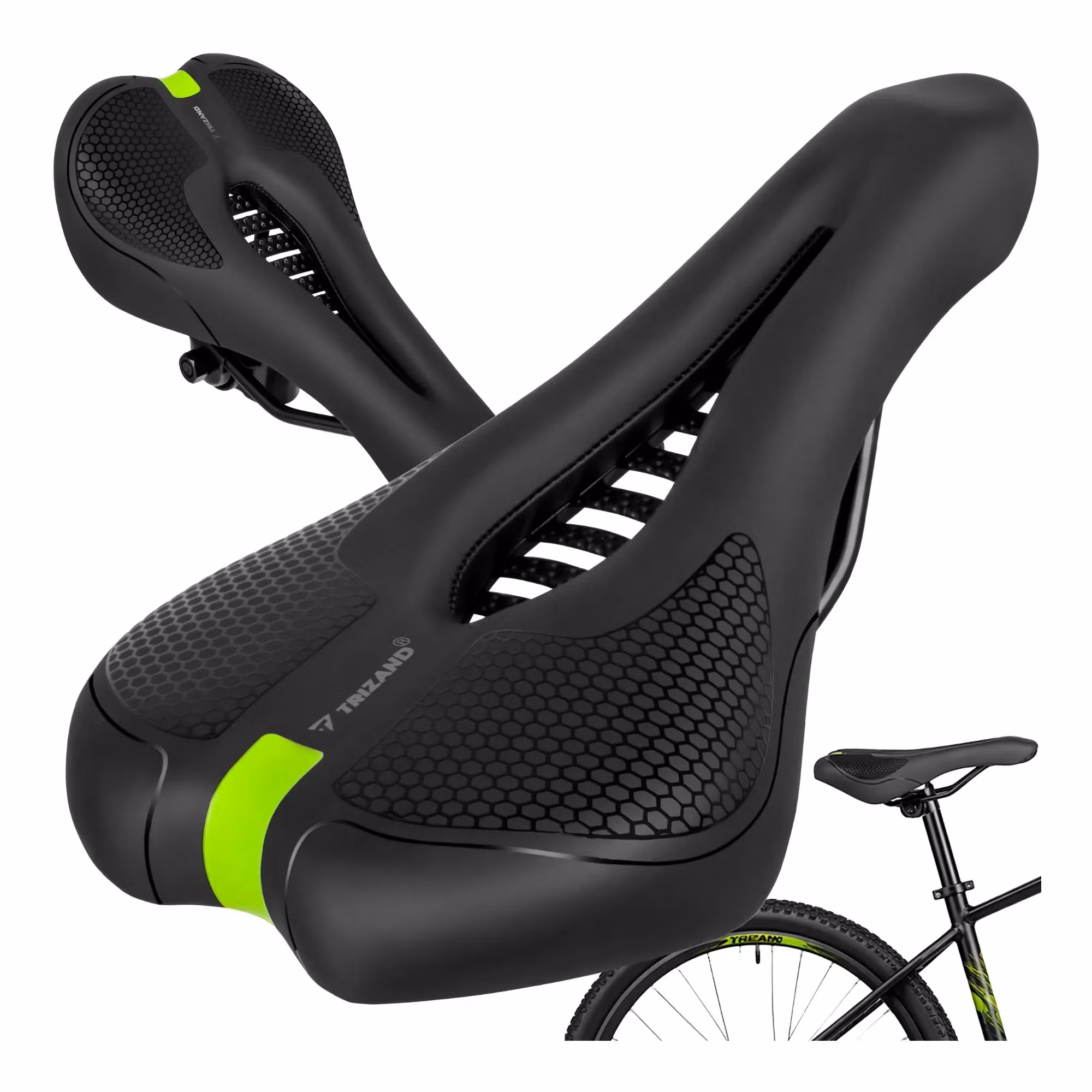 Cykelsadel 28x14 cm – Bekväm & Stötdämpad