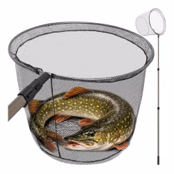 Fish net 334.5 cm - Telescopic with large basket
