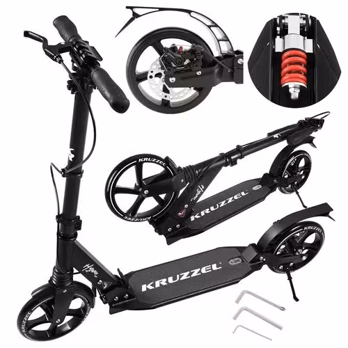 Hopfällbar Sparkcykel 200 mm – Skivbroms & ABEC-9
