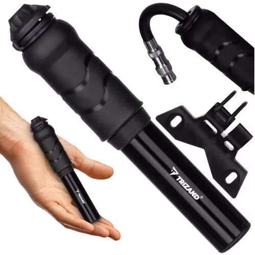 Cykelpump 7 Bar – Kompakt Aluminium med Ramfäste