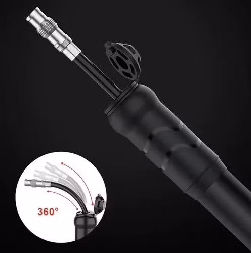 Cykelpump 7 Bar – Kompakt Aluminium med Ramfäste