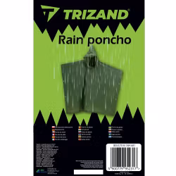 Grön Regnponcho i PVC – Vattentät Poncho för Regn