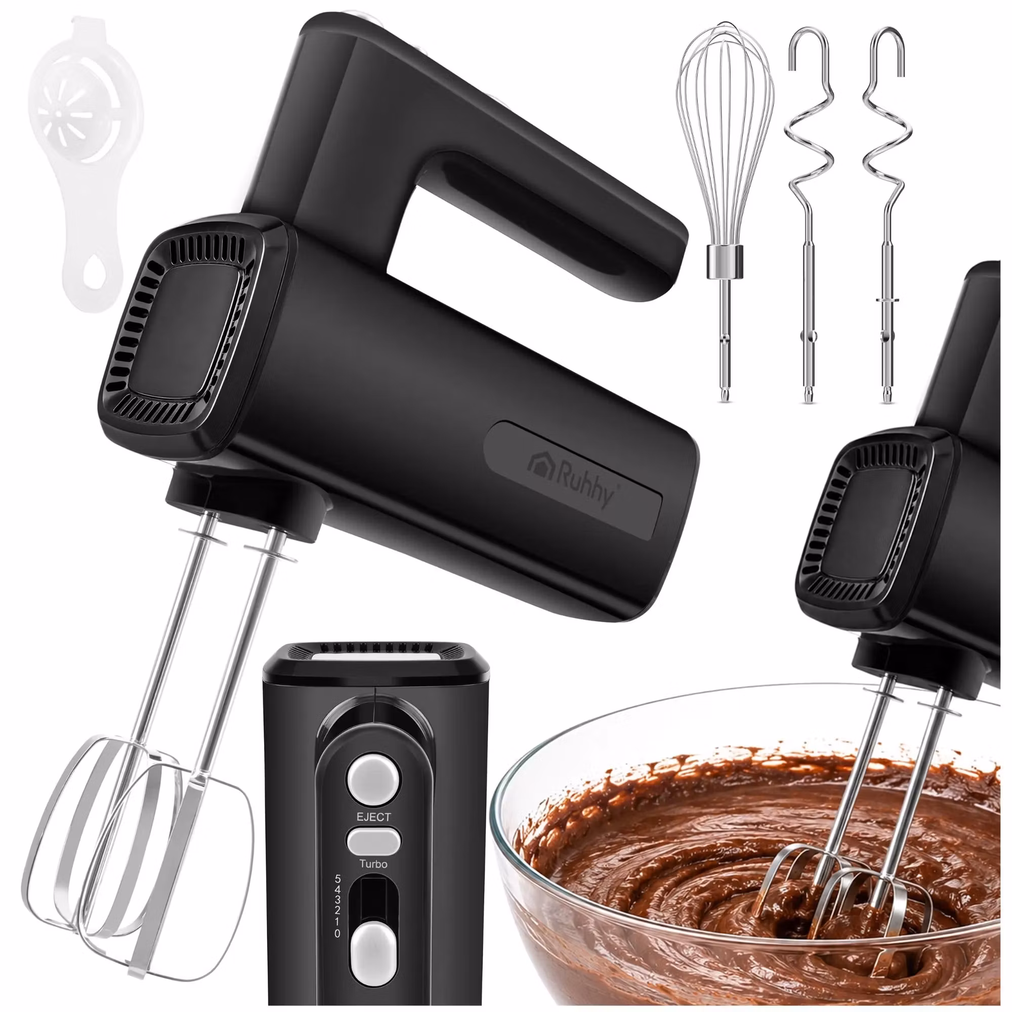 Handmixer 800 W – 5 Hastigheter & Turbo