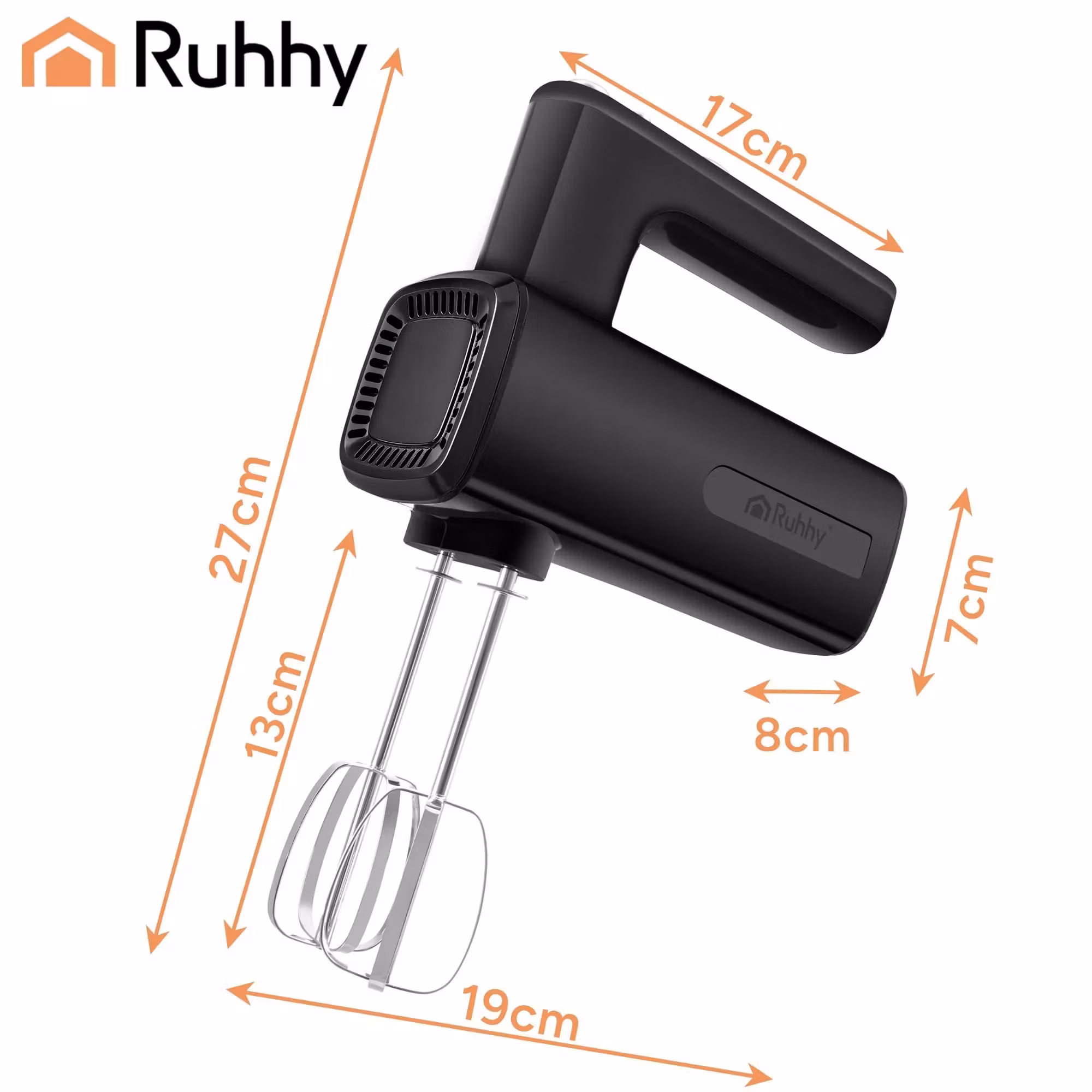 Handmixer 800 W – 5 Hastigheter & Turbo
