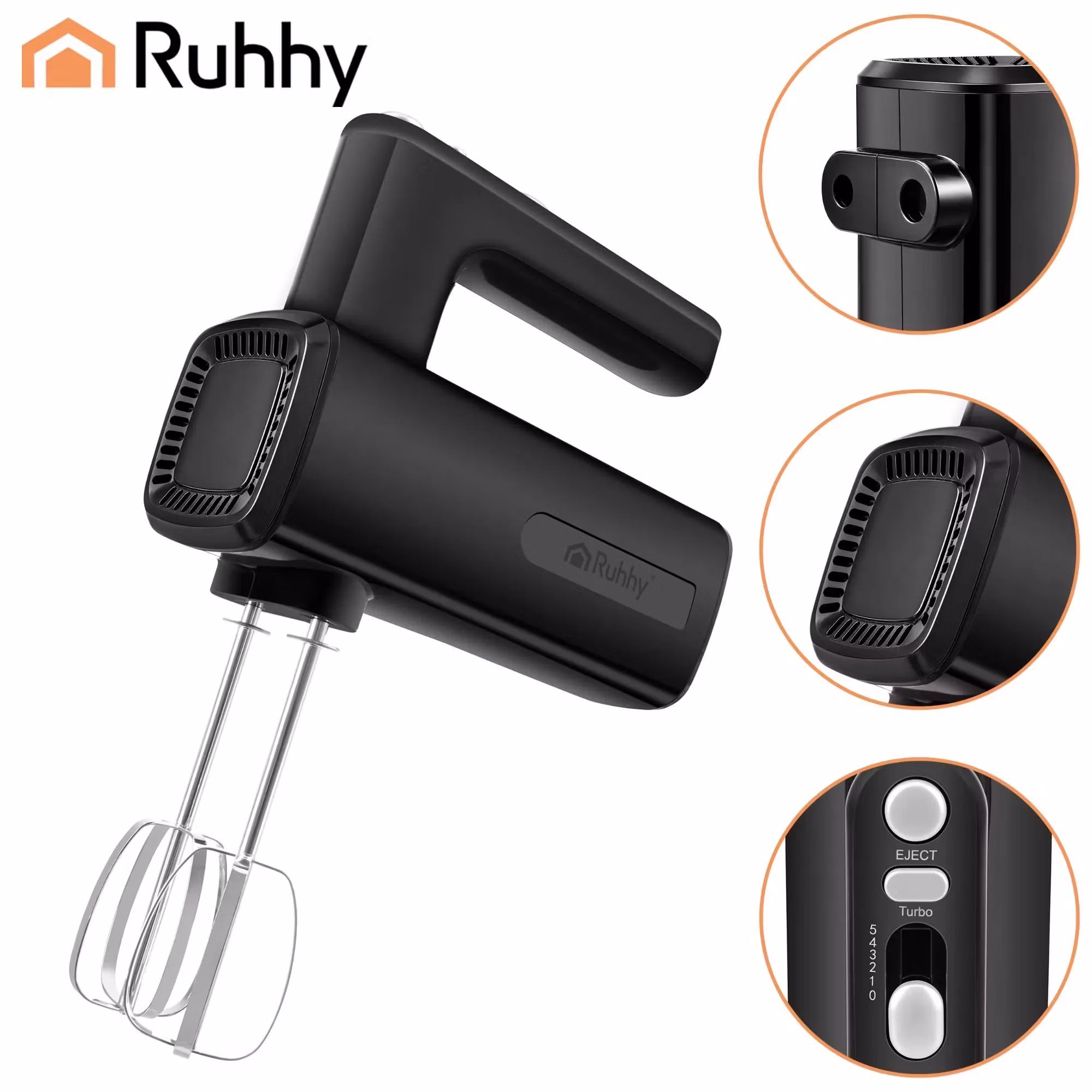 Handmixer 800 W – 5 Hastigheter & Turbo