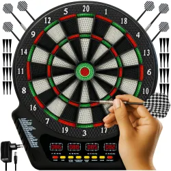 Elektronische Dartscheibe – 27 Spiele & 243 Spielmodi