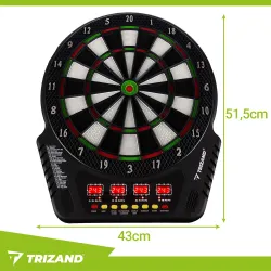 Elektronische Dartscheibe – 27 Spiele & 243 Spielmodi