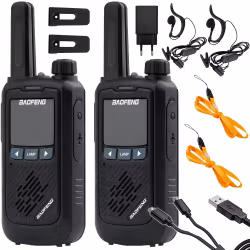 BAOFENG BF-T17 Walkie-Talkie 2-pack – LED & Headset