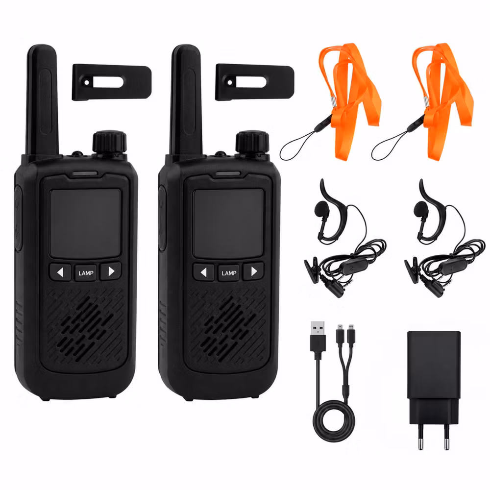 BAOFENG BF-T17 Walkie-Talkie 2-pack – LED & Headset