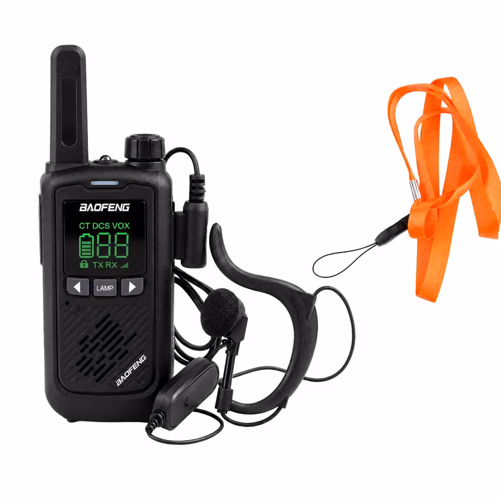 BAOFENG BF-T17 Walkie-Talkie 2-pack – LED & Headset
