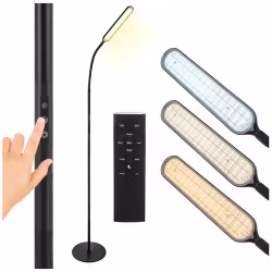 LED-golvlampa 180 cm – fjärrkontroll & timer