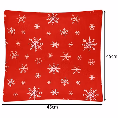 Juliga kuddfodral 4-pack – Plysch med julmotiv