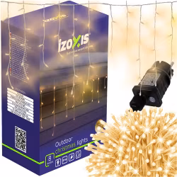 LED-istappsbelysning 300 LED – 15 m Varmvit
