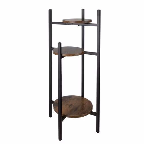 Blomställning 3 Nivåer – Metall & MDF i Loftstil