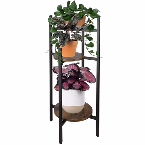 Blomställning 3 Nivåer – Metall & MDF i Loftstil