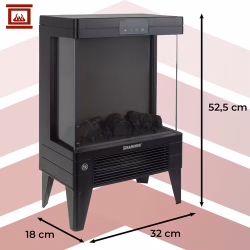 STOVES EMBEGO 2000 W electric fireplace with 3D fire