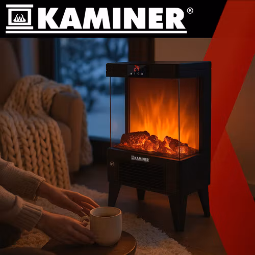 STOVES EMBEGO 2000 W electric fireplace with 3D fire