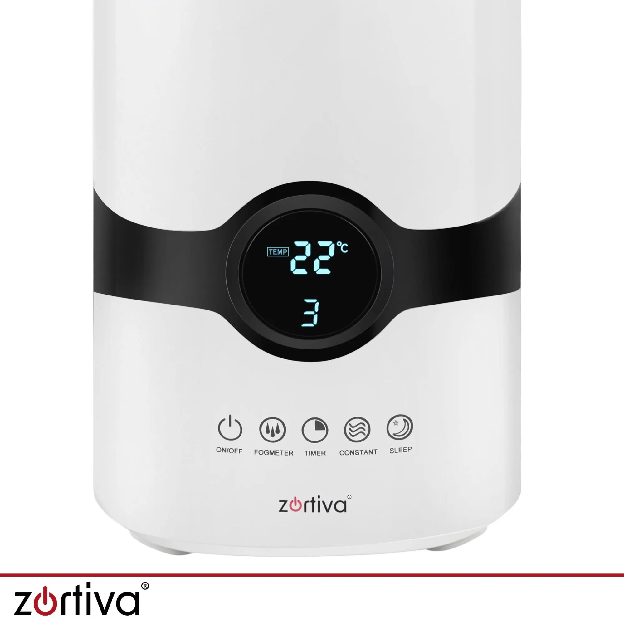 Luftfuktare 4L – aromaterapi, jonisator & hygrostat