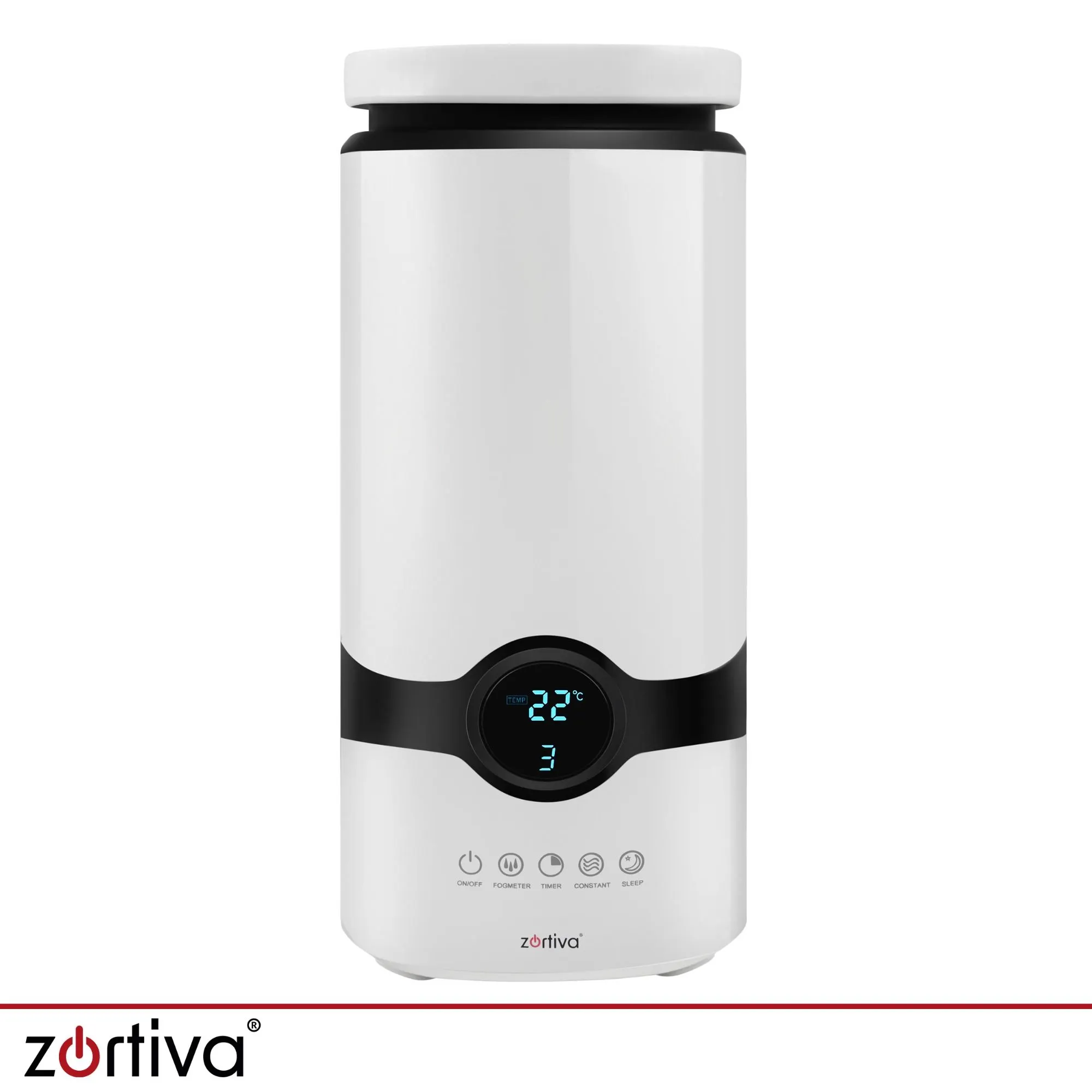 Luftfuktare 4L – aromaterapi, jonisator & hygrostat