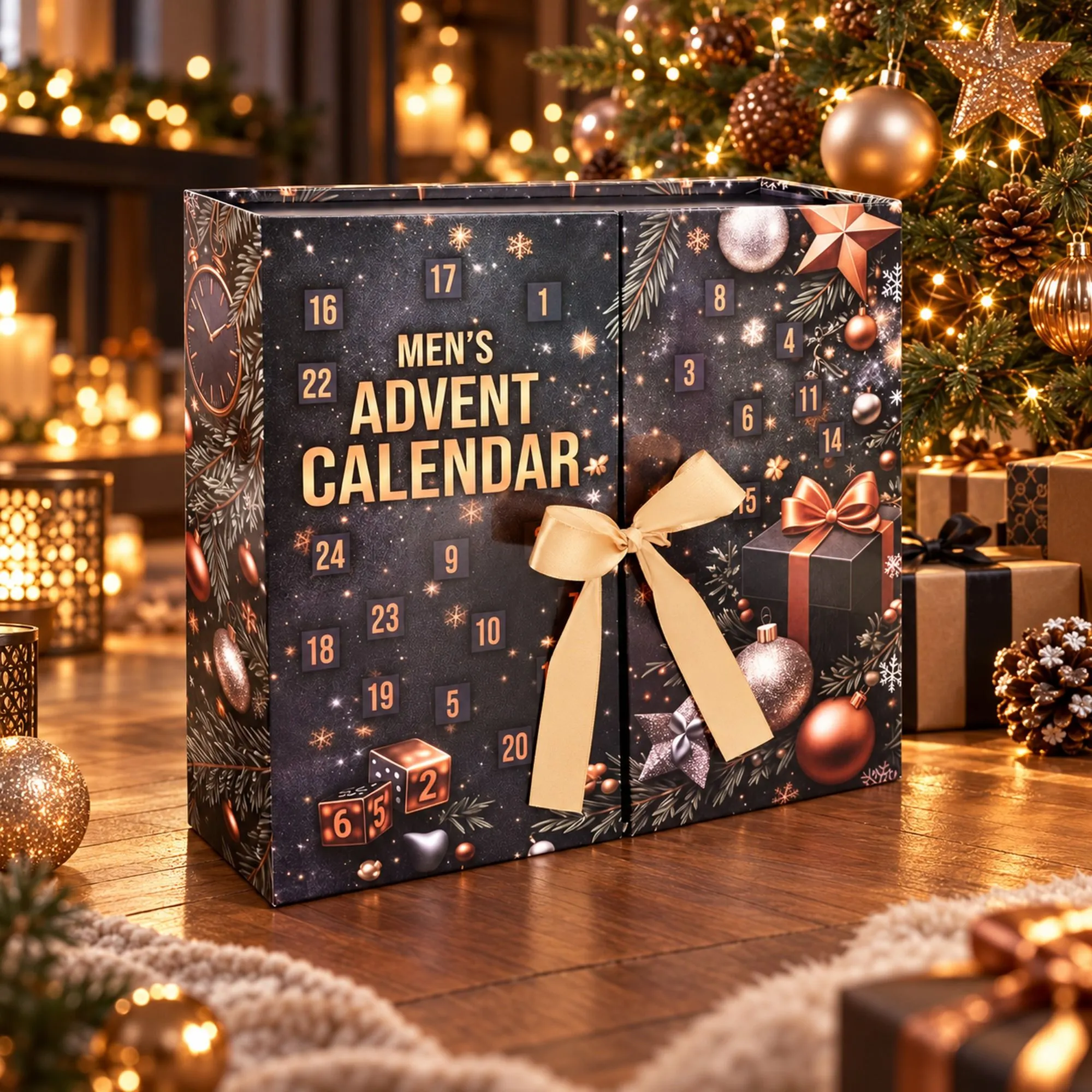 Adventskalender för män 2026 – 24 presenter & prylar