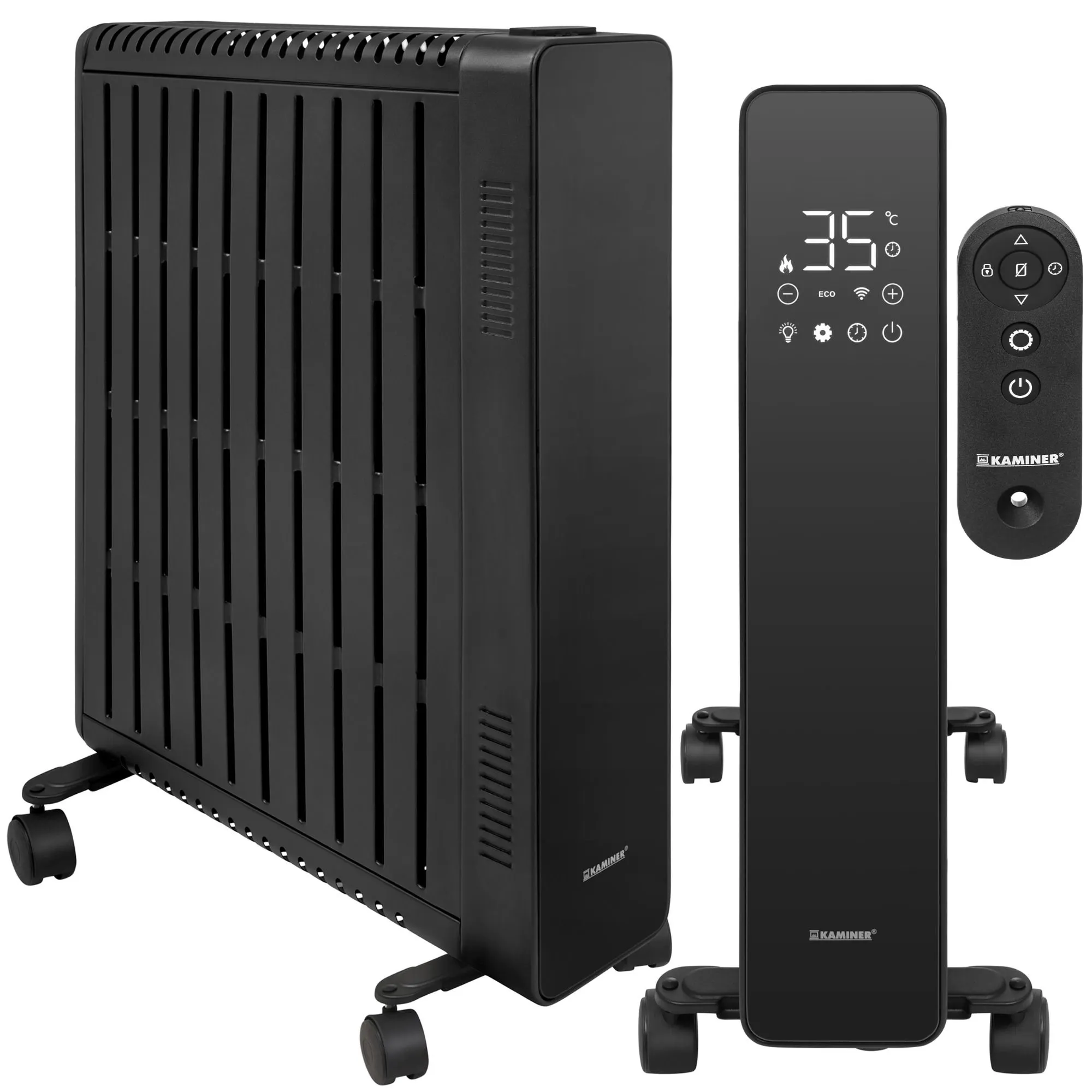 KAMINER Arvell 2500W oljefyllt element med WiFi