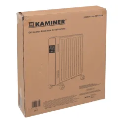 KOMFUR Arvell 2500W oliefyldt element med WiFi – hvid