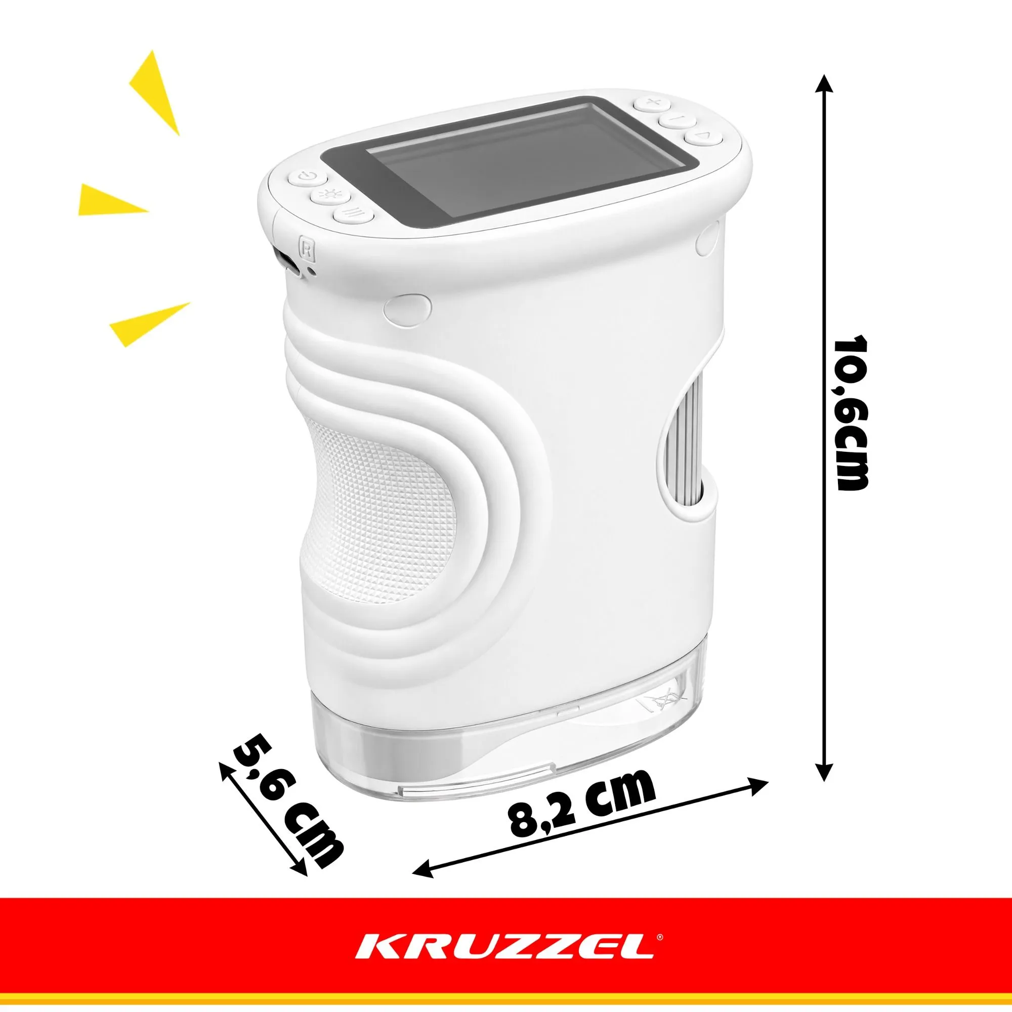 Digitalt mikroskop för barn 1000x 2 MP | KRUZZEL