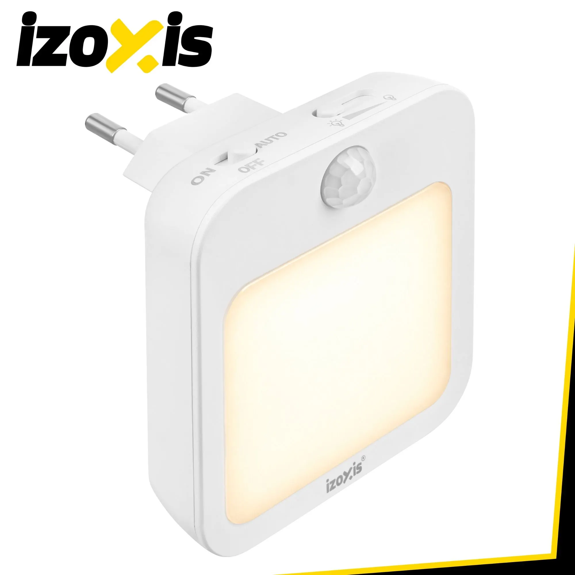 LED nattlampa 2-pack med rörelsesensor och skymningssensor