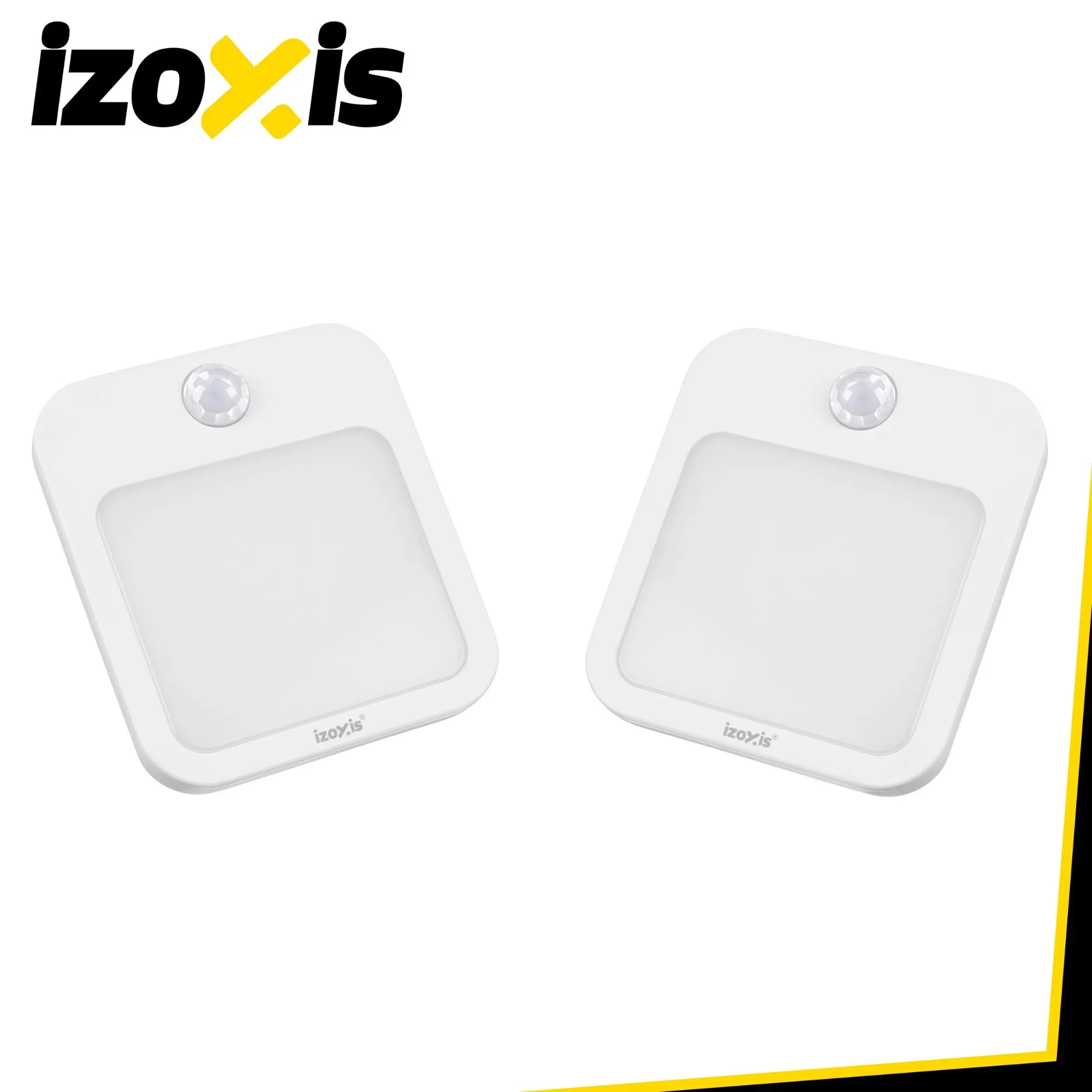 LED nattlampa 2-pack med rörelsesensor och skymningssensor